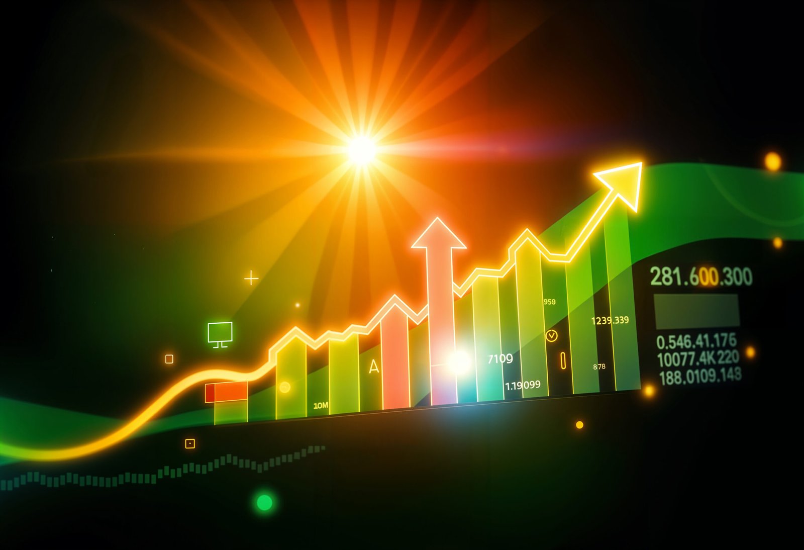 High Tech Data Background